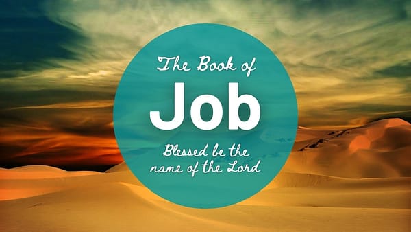 God's First Words To Job Image